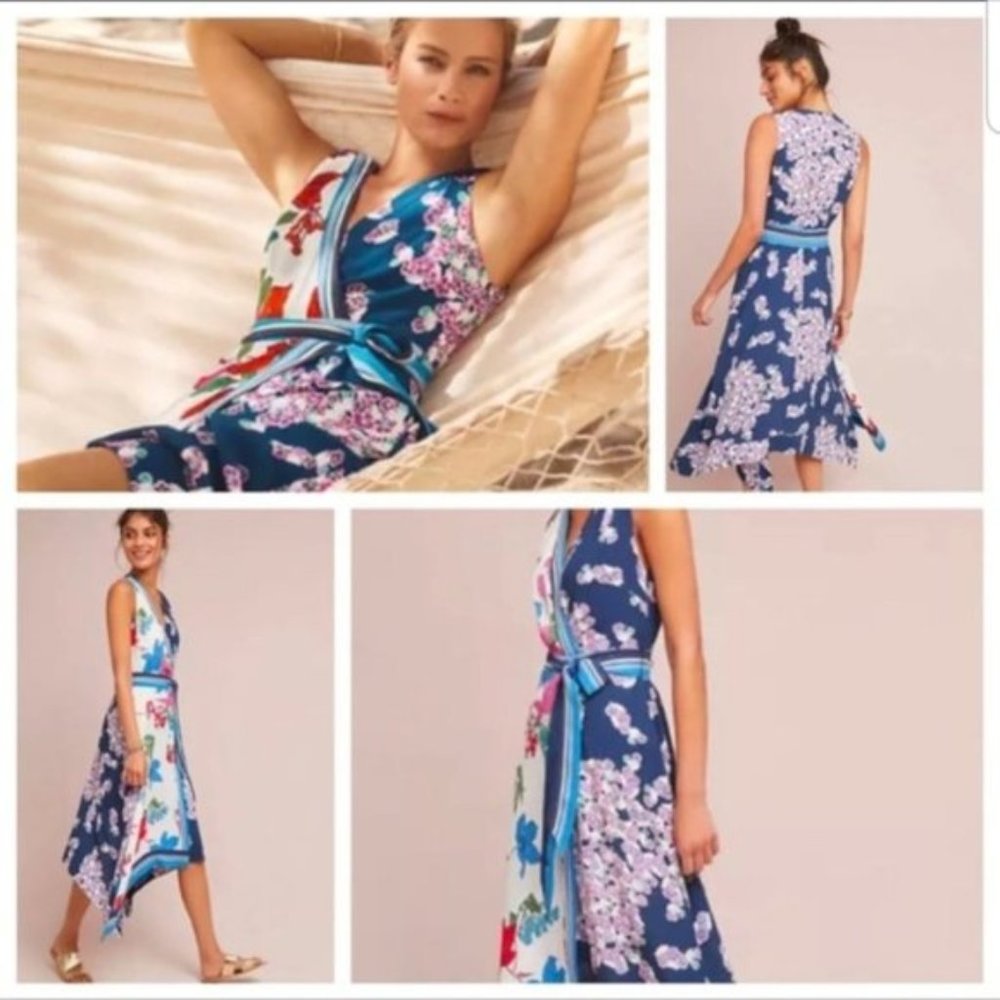 Maeve "Botanical" Wrap Dress